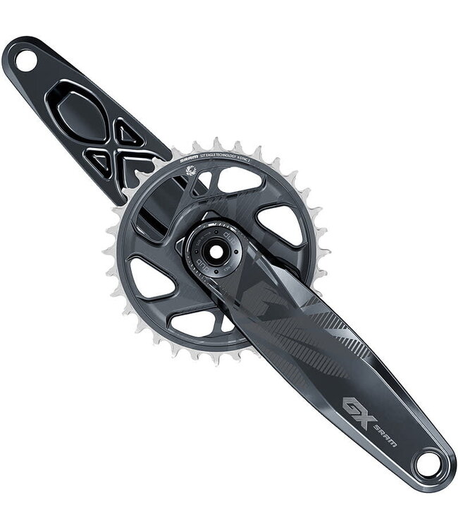 Sram SRAM GX EAGLE CRANKSET DUB 32T 170MM LUNAR GREY NON BOOST