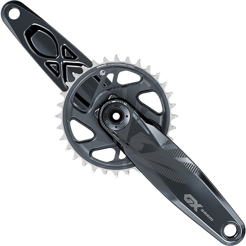 SRAM GX EAGLE CRANKSET DUB 32T 170MM LUNAR GREY NON BOOST - B&P