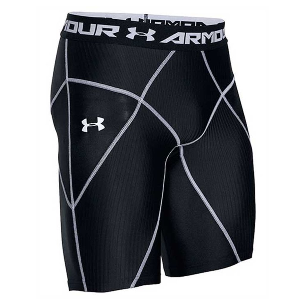 Under Armour UA CORE COMPRESSION SHORT SR BLK/WHT - B&P Cycle and Sports