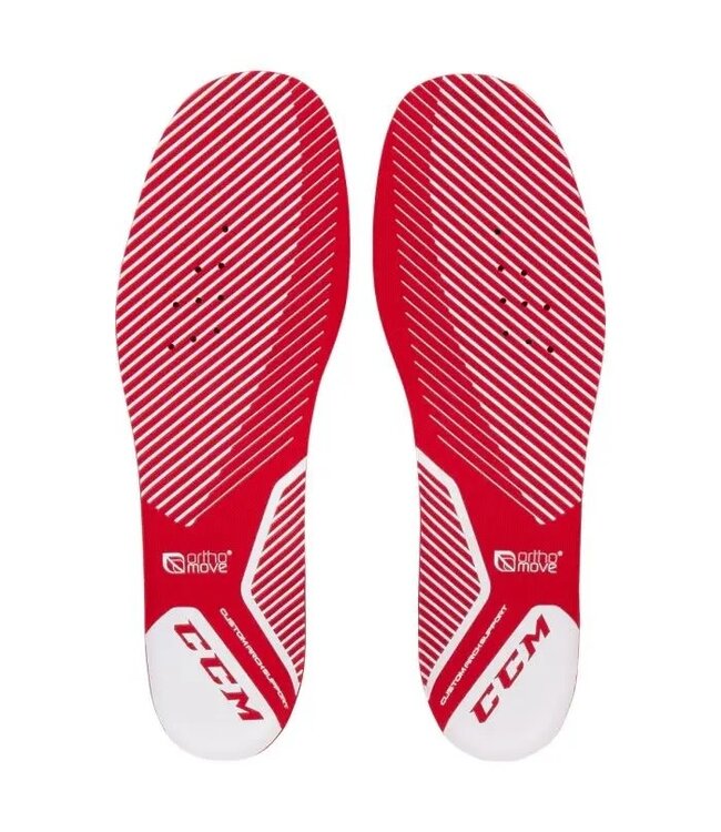 CCM CCM ORTHOMOVE SKATE INSOLES RED