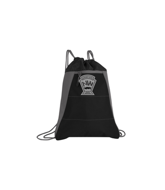 CUSTOM NWCAA ATC CINCH BAG BAG BLACK/GREY