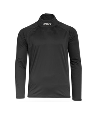 CCM INTEGRATED NECK LS SHIRT YTH S22
