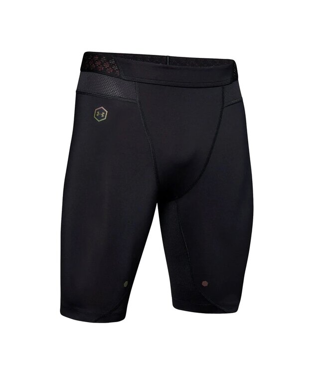 UA RUSH COMPRESSION SHORT BLK SR