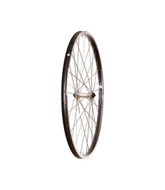 EVO TOUR 19 27.5" FRONT WHEEL QR BLACK (SILVER SPOKES)