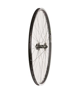 EVO EVO TOUR 19 29"/700C FRONT WHEEL DISC QR BLACK (SILVER SPOKES)