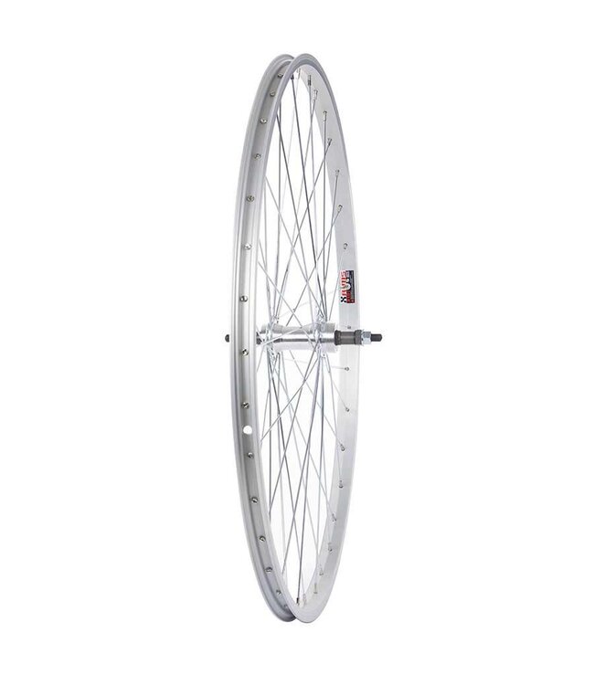 ALEX X101 700C REAR WHEEL FREEWHEEL NUTTED SILVER