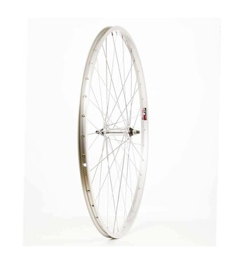 ALEX X101 700C / 29" FRONT WHEEL NUTTED SILVER (SILVER SPOKES)