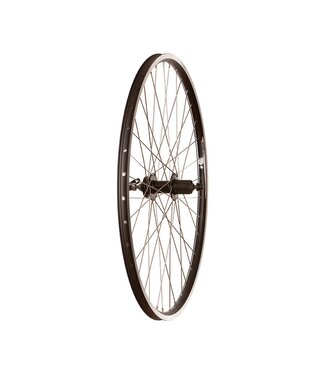 EVO TOUR 19 700C REAR WHEEL QR DISC CASSETTE BLACK (SILVER SPOKES)