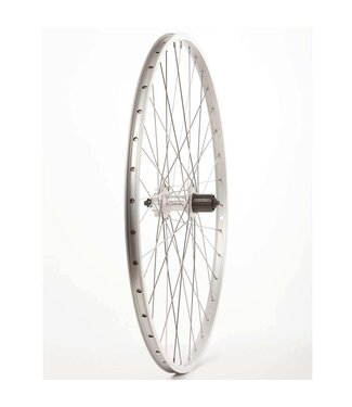 ALEX DM18 700C REAR WHEEL CASSETTE DISC QR SILVER