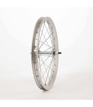 ALEX C1000 16" FRONT WHEEL NUTTED SILVER