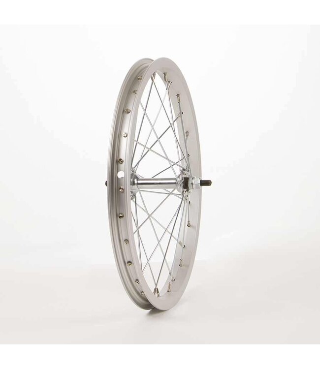 ALEX C1000 16" FRONT WHEEL NUTTED SILVER