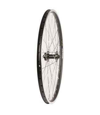EVO TOUR 19 26" FRONT DISC WHEEL DOUBLE WALL QR BLACK (SILVER SPOKES)