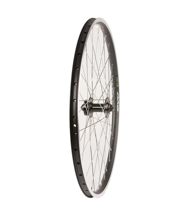 EVO TOUR 19 26" FRONT DISC WHEEL DOUBLE WALL QR BLACK (SILVER SPOKES)