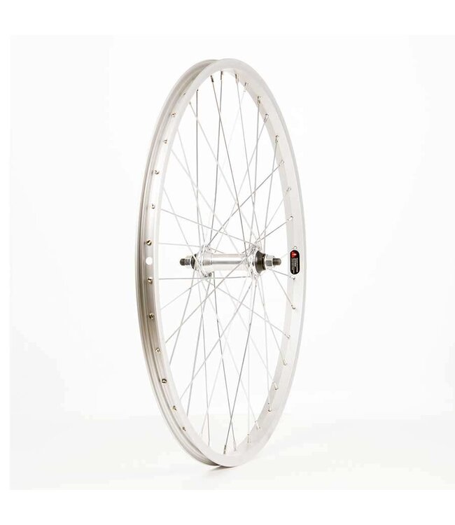ALEX C1000 24" FRONT WHEEL  NUTTED SILVER (D)