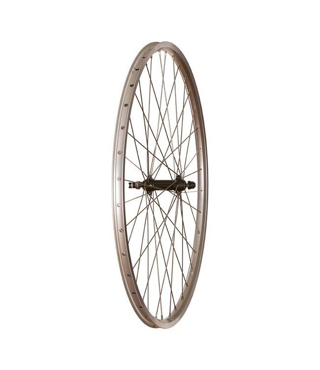 EVO TOUR 19 27 X 1-1/4" FRONT WHEEL QR SILVER