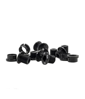 Box BOX ONE CHAINRING BOLTS CHROMOLY BLACK (15 PCS)