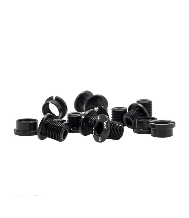 BOX CHROMOLY CHAINRING BOLT 15 PACK BLACK