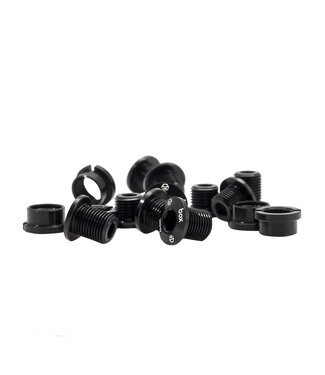 BOX ONE 7075 ALLOY CHAINRING BOLTS 15 PCS BLACK