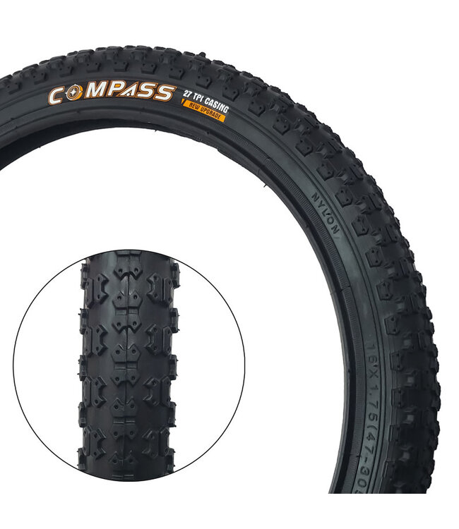 Damco DAMCO COMP III TIRE 14 X 1.75" BLACK