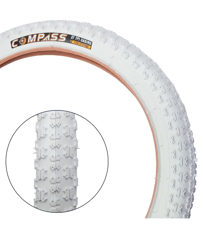 DAMCO TIRE COMP III STYLE 16 X 1.75 WHITE