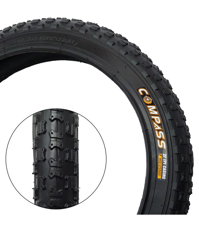 DAMCO TIRE COMP III STYLE 16 X 1.75" BLACK