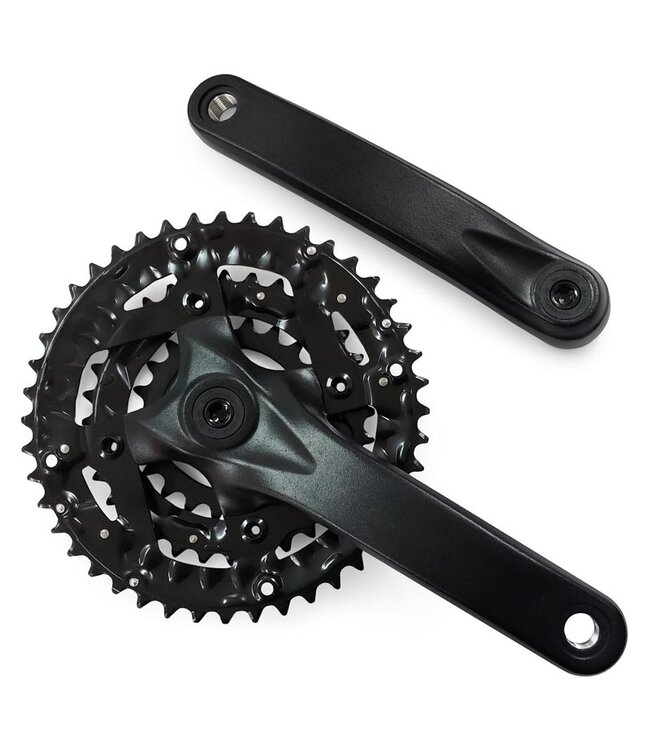 thumbnail interactive-video image 1 of Prowheel Left Crank Arm 175mm Black - Shimano Compatible For Bicycles 1 of 3