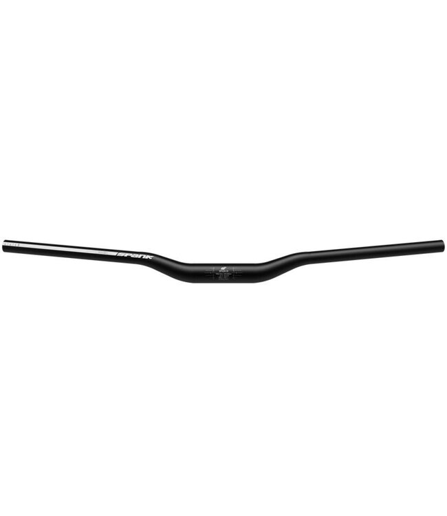 SPANK SPOON 35 HANDLEBAR 25MM RISE BLACK 800MM