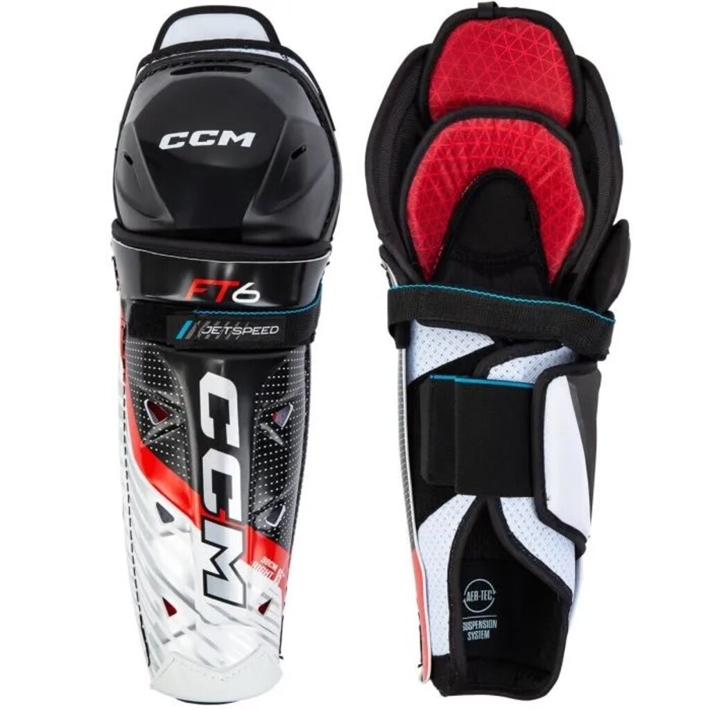 CCM CCM JETSPEED FT6 SHIN PADS SR B&P Cycle and Sports