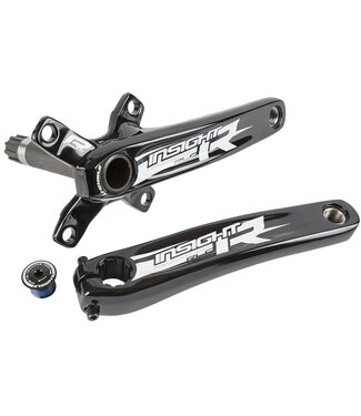 INSIGHT RLC 2 PIECE CRANKS 4 BOLT 165MM BLACK