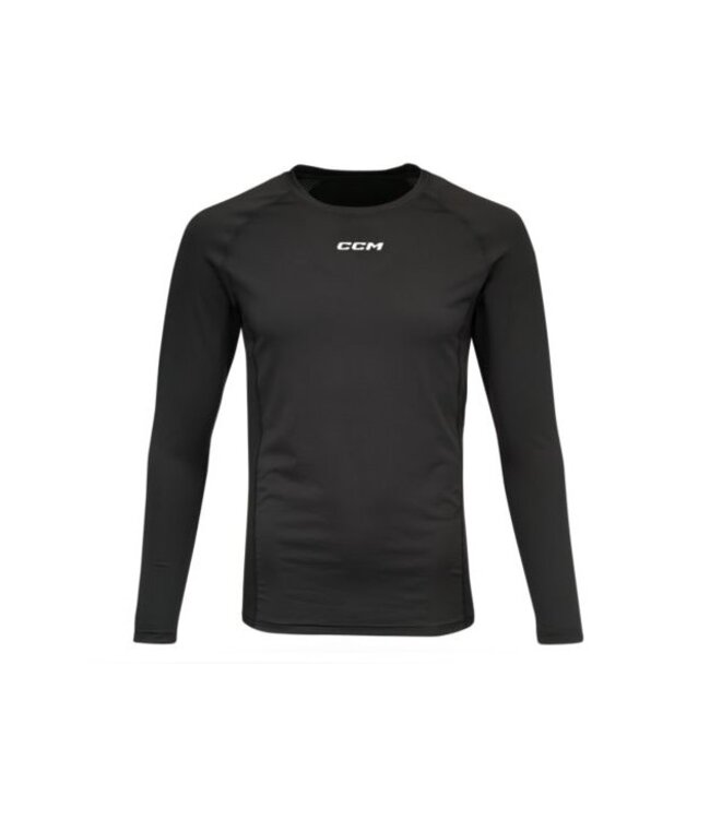 CCM LS COMPRESSION SHIRT TLS3BA SR