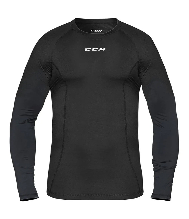 CCM MENS PERFORMANCE COMPRESSION LONG SLEEVE SHIRT SR S18