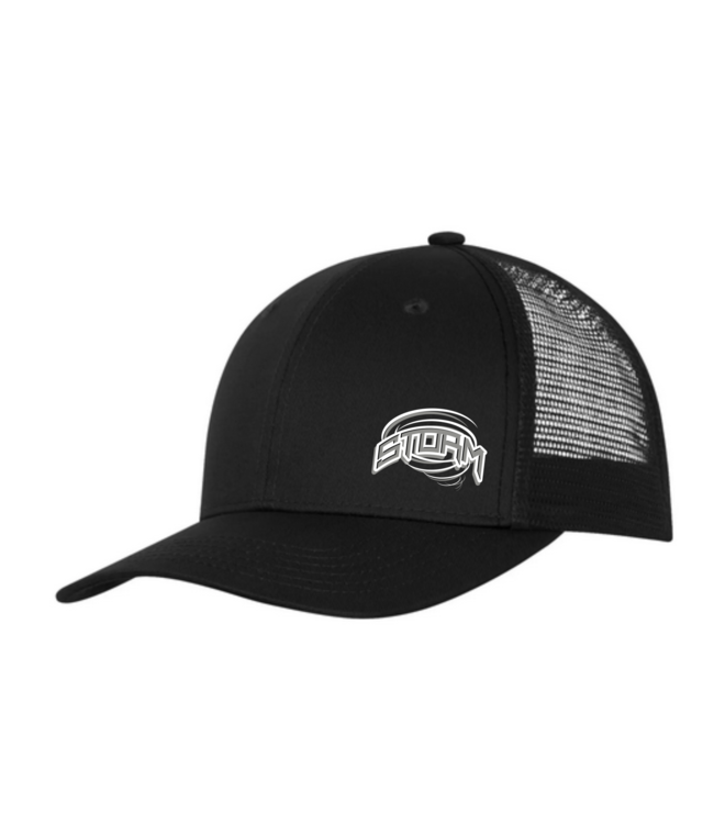 STRATHMORE STORM ATC TRUCKER HAT BLACK SR C1318