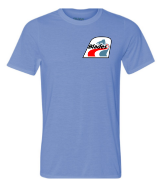 Gildan BLADES GILDAN PERFORMACE TRAINING SHIRT LIGHT BLUE 42000 SR