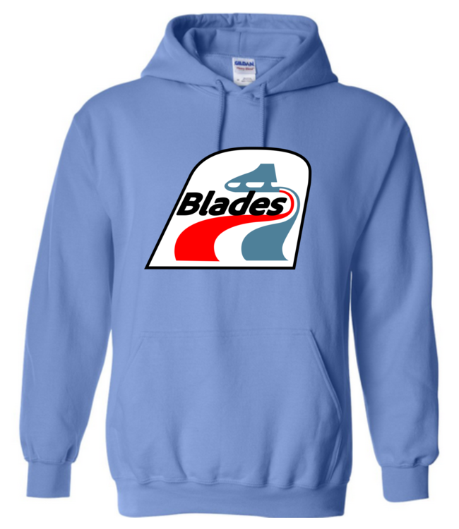 BLADES GILDAN HEAVY BLEND HOODIE CAROLINA BLUE 18500 SR