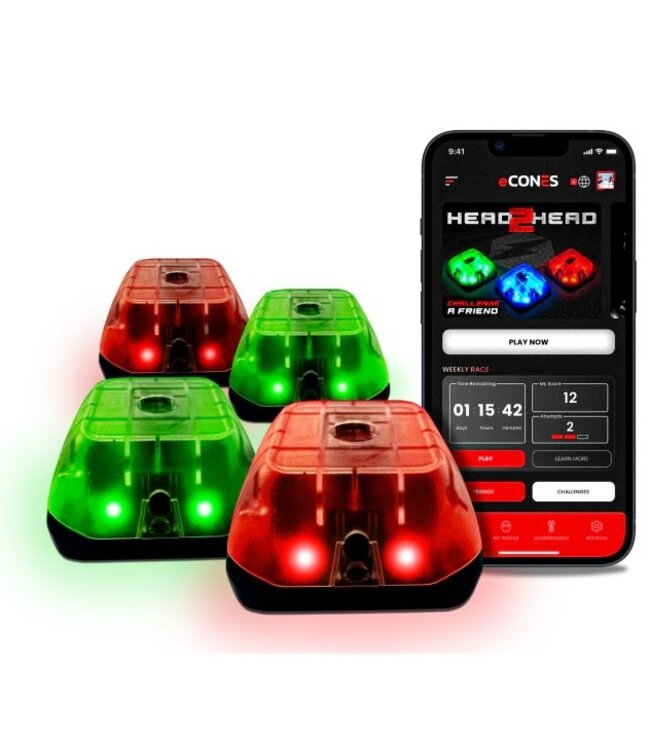 BOLT SPORTS E-CONES TRAINING GAME (4 CONES)