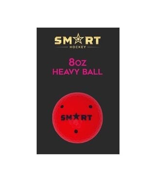 SMART HOCKEY HEAVY 8OZ RED BLISTER BALL