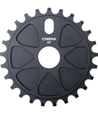 CINEMA ROCK SPROCKET 25T BLACK