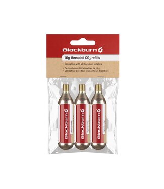 BLACKBURN WAYSIDE 16G CO2 CARTRIDGE 3 PACK