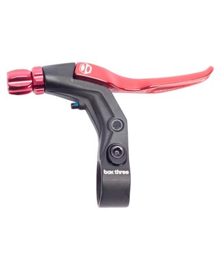 BOX THREE SHORT REACH V-POINT BRAKE LEVER RED