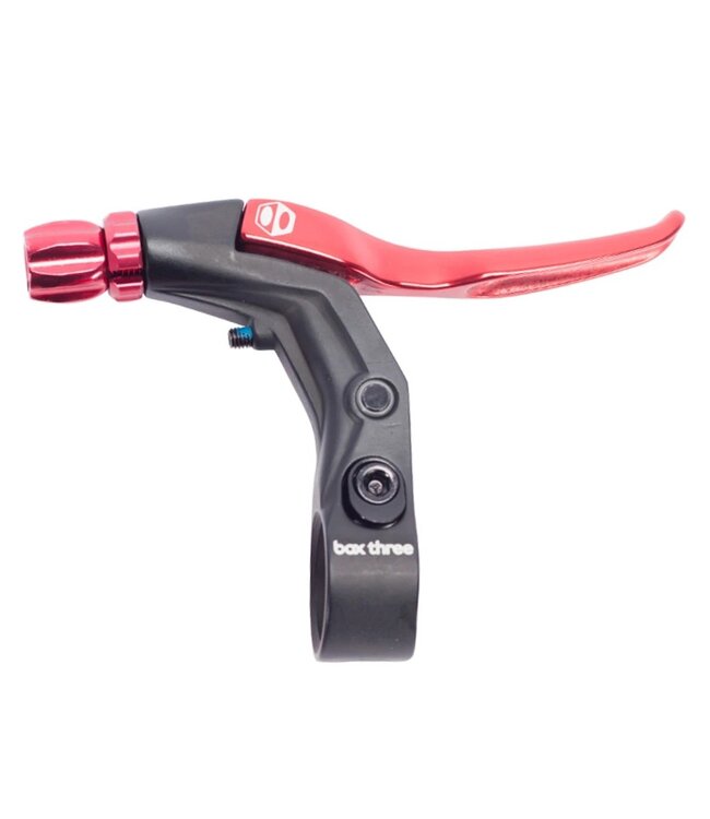 BOX THREE SHORT REACH V-POINT BRAKE LEVER RED
