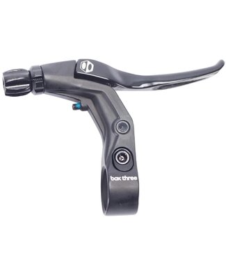 BOX THREE LONG REACH V-POINT BRAKE LEVER BLACK