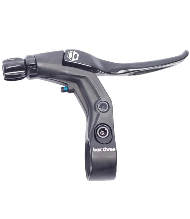 BOX THREE LONG REACH V-POINT BRAKE LEVER BLACK