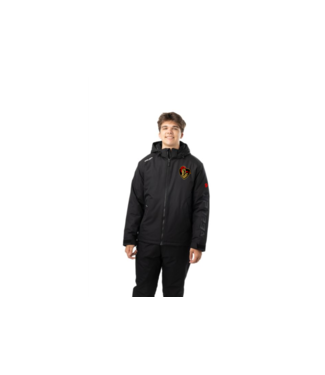 CRUSADERS BAUER TEAM HEAVYWEIGHT JACKET BLACK YTH