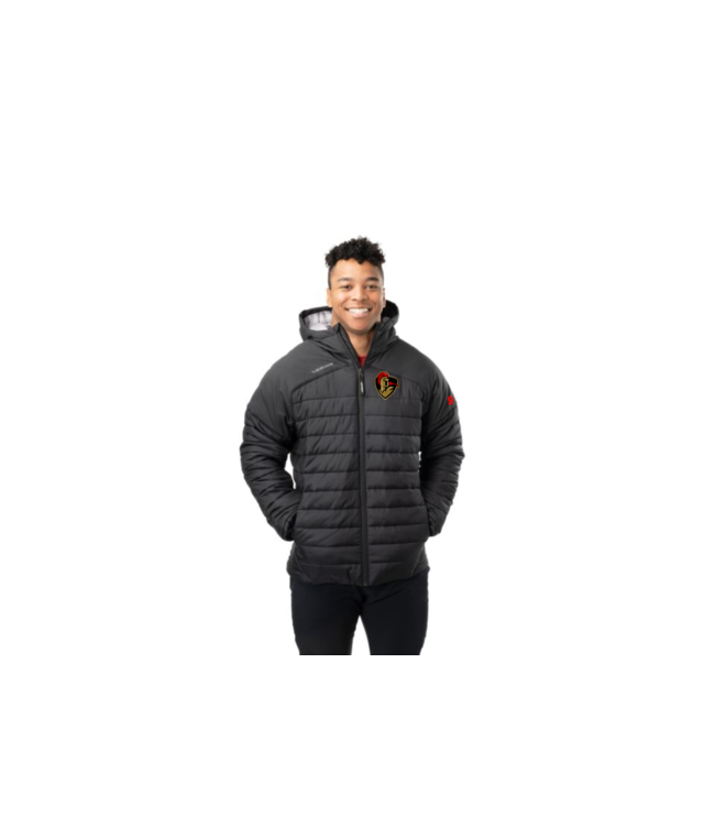 CRUSADERS GAMEDAY BAUER TEAM PUFFER JACKET BLACK YTH