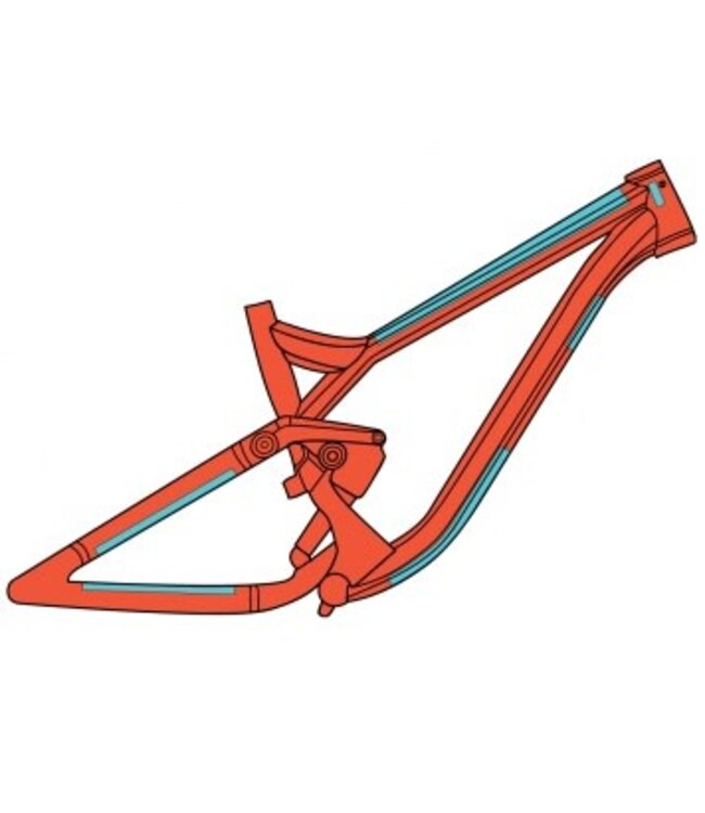 RIDEWRAP ESSENTIAL FRAME KIT MATTE CLEAR