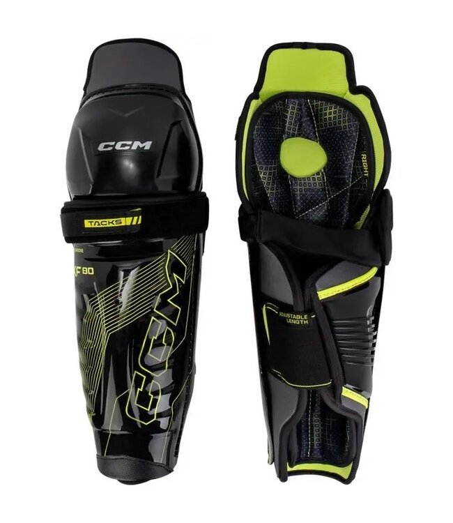 CCM TACKS XF 80 SHIN PADS SR