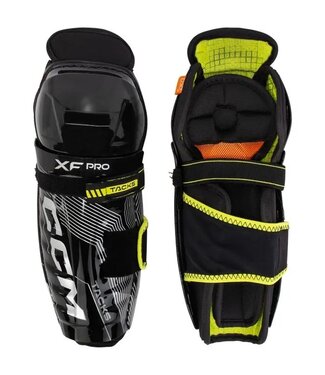 CCM TACKS XF PRO SHIN PADS YTH