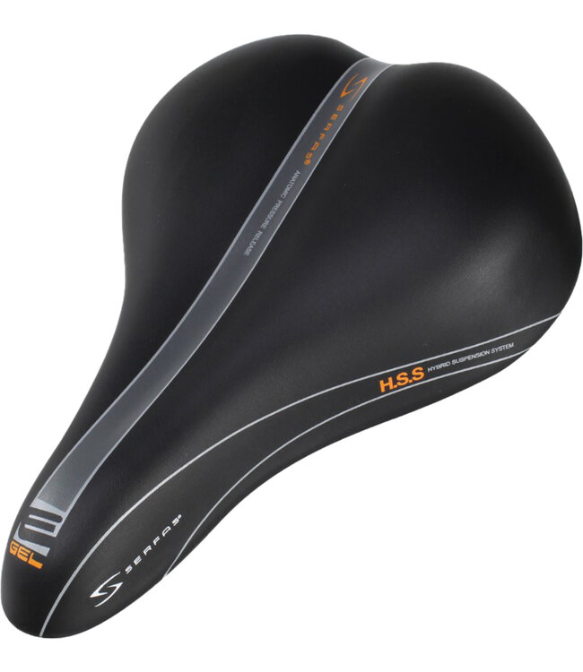 SERFAS REATIVE GEL VINYL SADDLE 275MM (WOMENS)