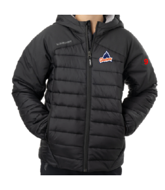 GLACIERS BAUER TEAM PUFFER JACKET BLACK YTH