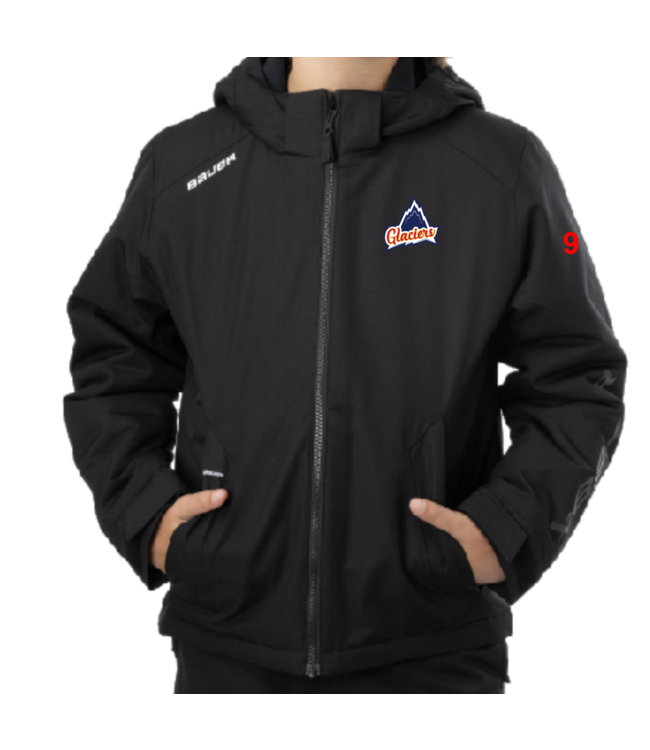 GLACIERS BAUER TEAM HEAVYWEIGHT JACKET BLACK SR